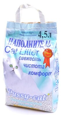 Пуси Кэт Гранулы для туалета (4,5л) океанический/3/67/