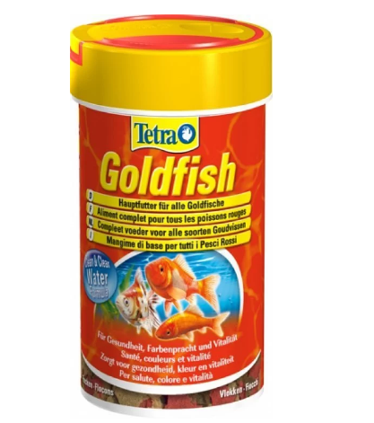 TetraGoldFish Food корм в хлопьях для всех видов золотых рыб 100 мл