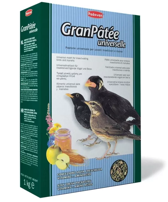 Падован GranPatee universelle Корм для насекомоядных птиц 1 кг