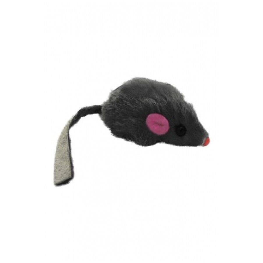 Мышь веселый мышонок  с погремушкой вельвет Papillon