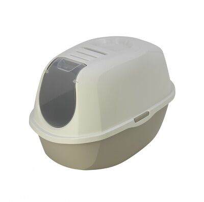 Moderna Туалет-домик SmartCat с угольным фильтром, 54х40х41см, теплый серый, 1,2 кг