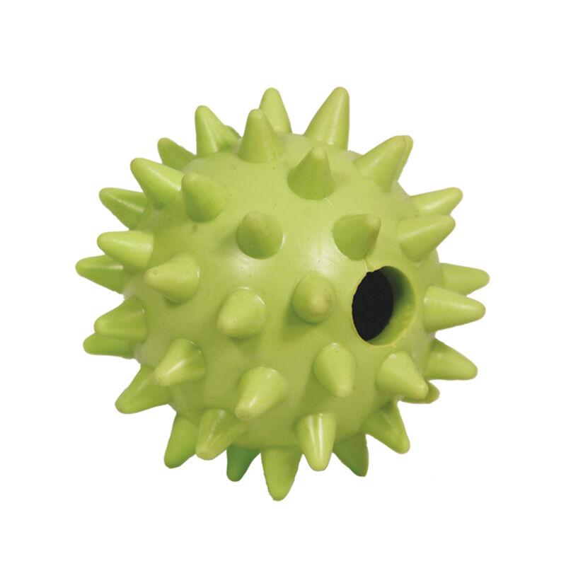 Игрушка д/собак из ц/литой резины "Мяч игольчатый"d65мм.Триол