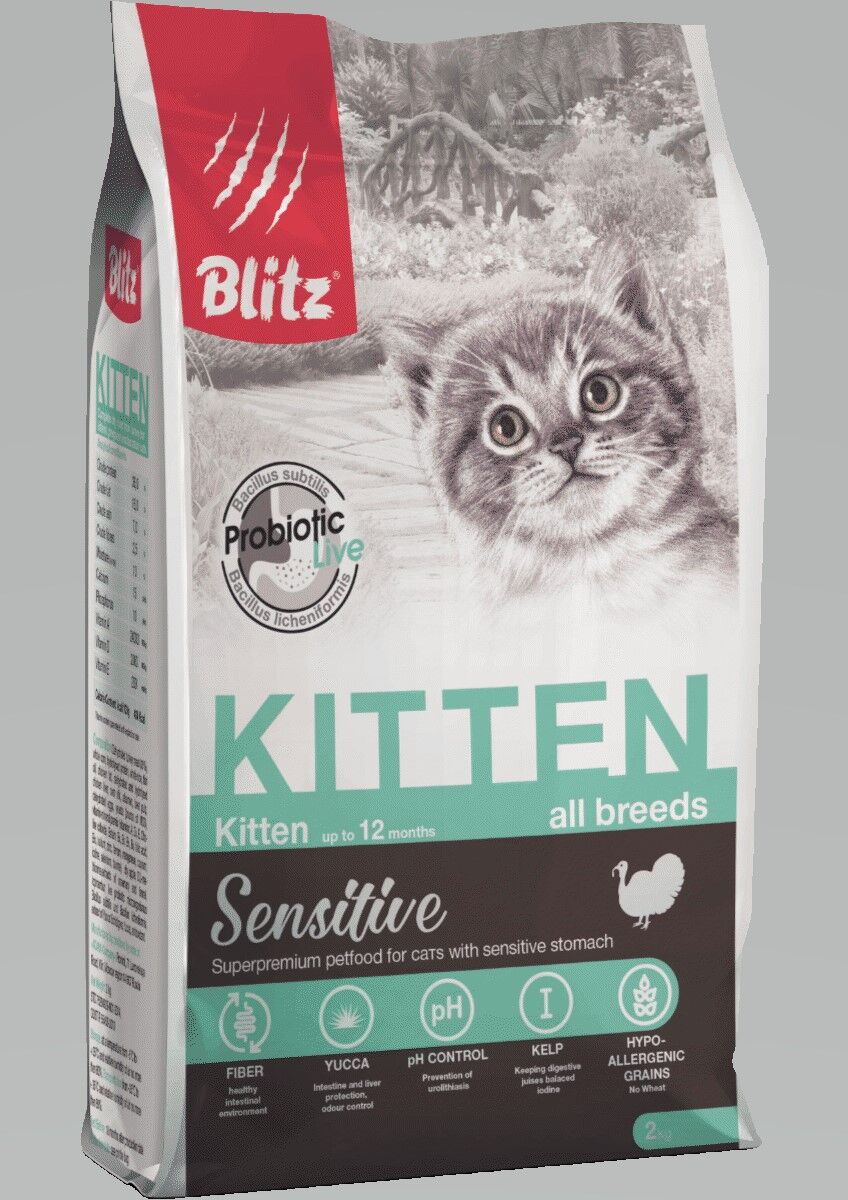 Блиц BLITZ Kitten сух.корм д/котят.2кг