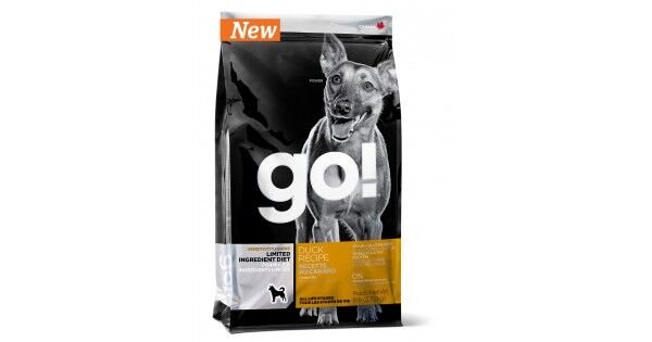 Гоу GO! Беззерновой д/щенков и собак со свежей уткой д/чувст. пищеварения Sensitivity+ Shine 