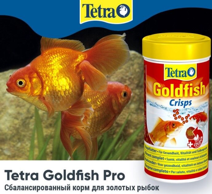 Тетра 100мл Goldfish Pro чипсы для золотых рыбок