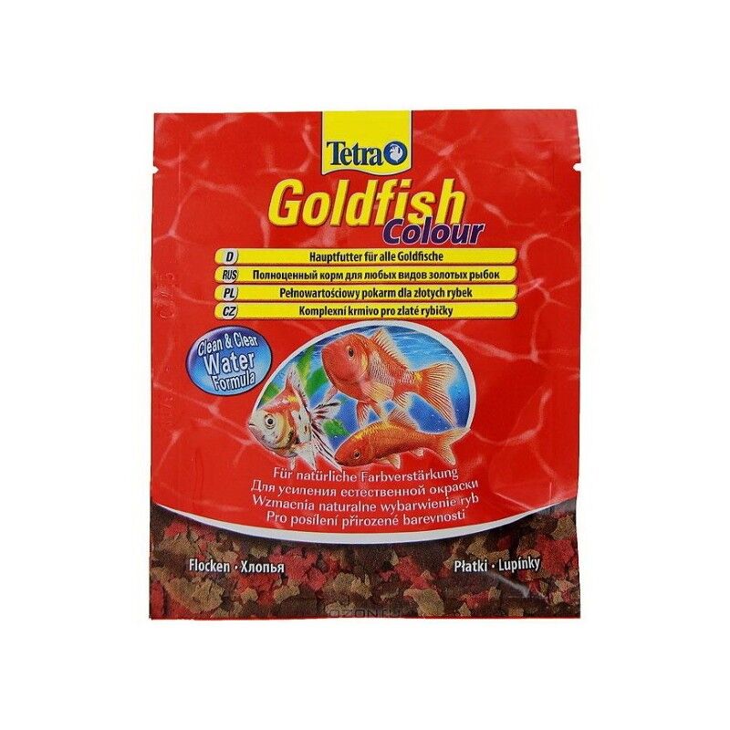 TetraGoldfish Color корм в хлопьях д/улучшения окраса золотых рыб 12гр
