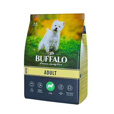 Mr.Buffalo Aduit Mini для собак мелких пород ягненок,2 кг