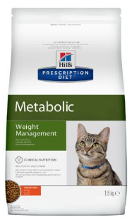 Хиллс вет.диета для Metabolic д/кошек поддерж.оптимал. веса курица 1,5кг