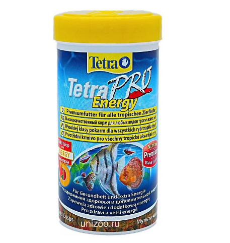 TetraPro Energy энергетический корм для всех видов рыб 100 мл