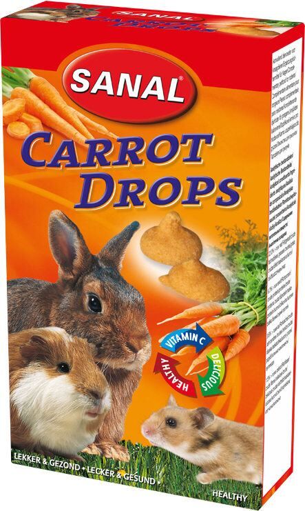 SANAL д/грызунов Carrot Drops с морковью 45гр 07550