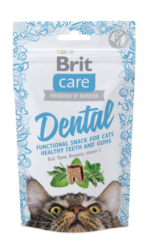 Лакомство Brit Care Dental для очистки зубов,50гр
