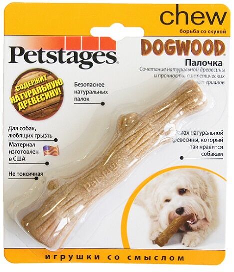Petstages игрушка д/собак Dogwood палочка деревянная очень маленькая