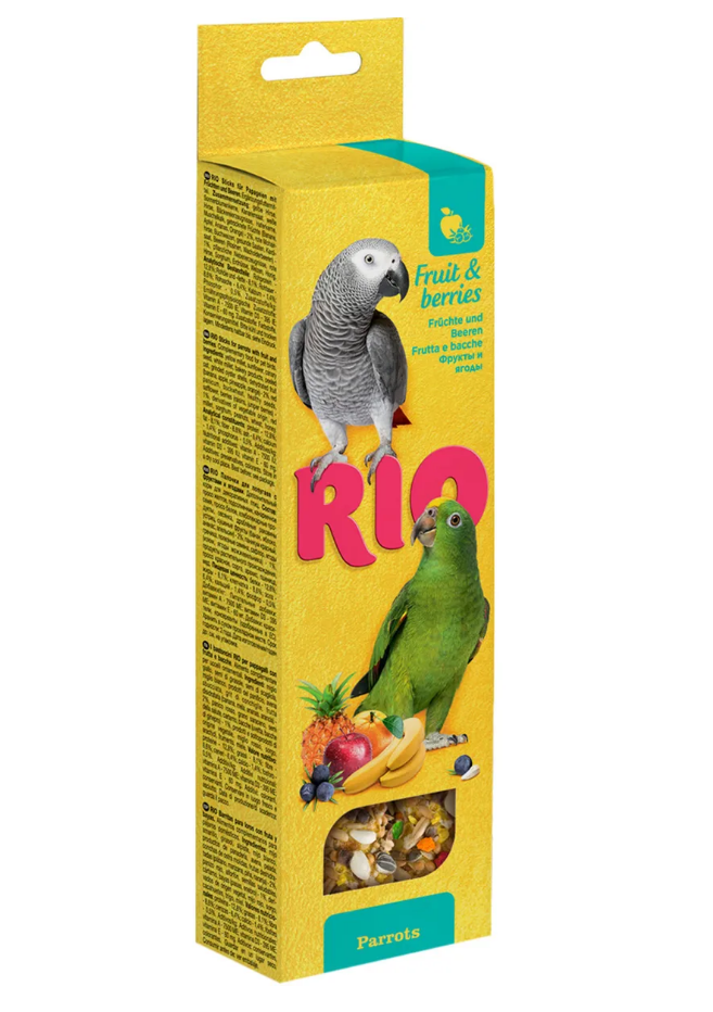 Рио Палочки д/крупных попугаев с Фруктами и ягодами 2шт*90гр 22150