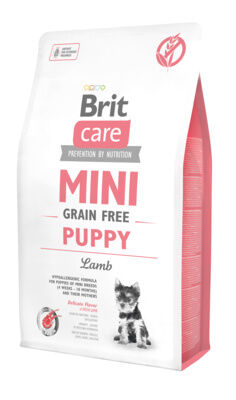 Брит Care Mini GF Puppy Lamb беззерн. корм д/щенков мини-пород,ягн. 400г