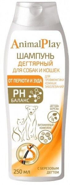 Animal Play Шампунь Дегтярный д/к и собак 250мл