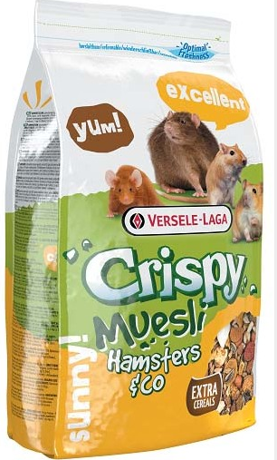 Versele-Laga Корм для хомяков и других грызунов  Crispy Muesli Hamsters&Co, 400 гр