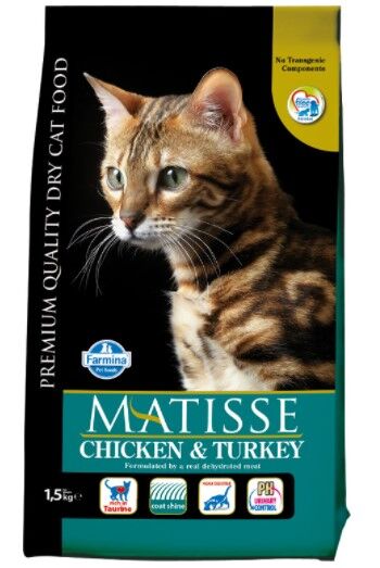 Фармина Farmina Matisse Checken&Turkey д/взр.кошек курица и индейка,1,5кг