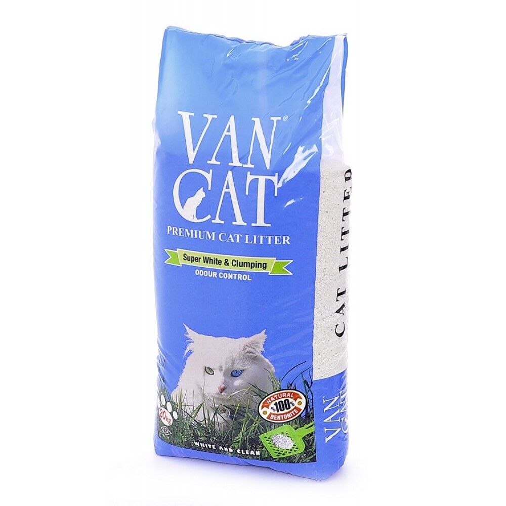 Van Cat комк.наполнитель 100% натур.без пыли пакет 15кг