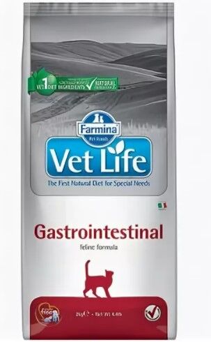 Фармина Vet Life Gastro-intestinal диета д/к при заб-х ЖКТ 2 кг