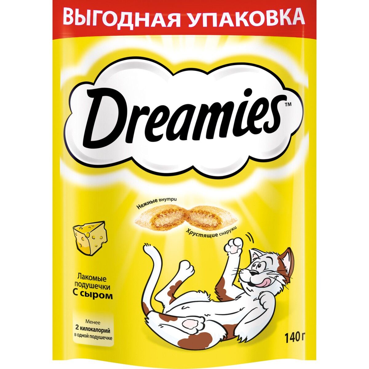 Dreamies Корм д/кошек с сыром 140гр