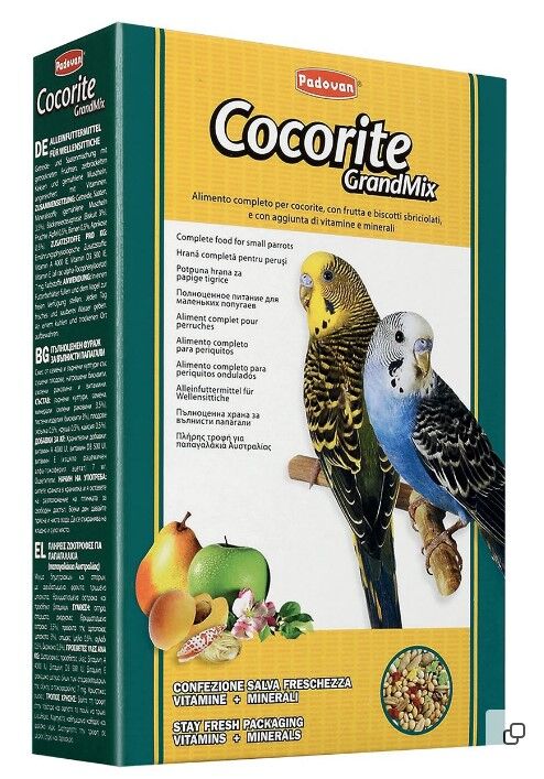 Падован Grandmix Cocorite корм д/волнистых попугаев 400гр 02767