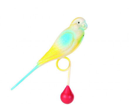 Пластиковый попугай 15см 24718