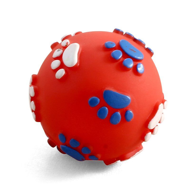 Игрушка для собак из винила "Мяч с лапками", d60 мм, Триол
