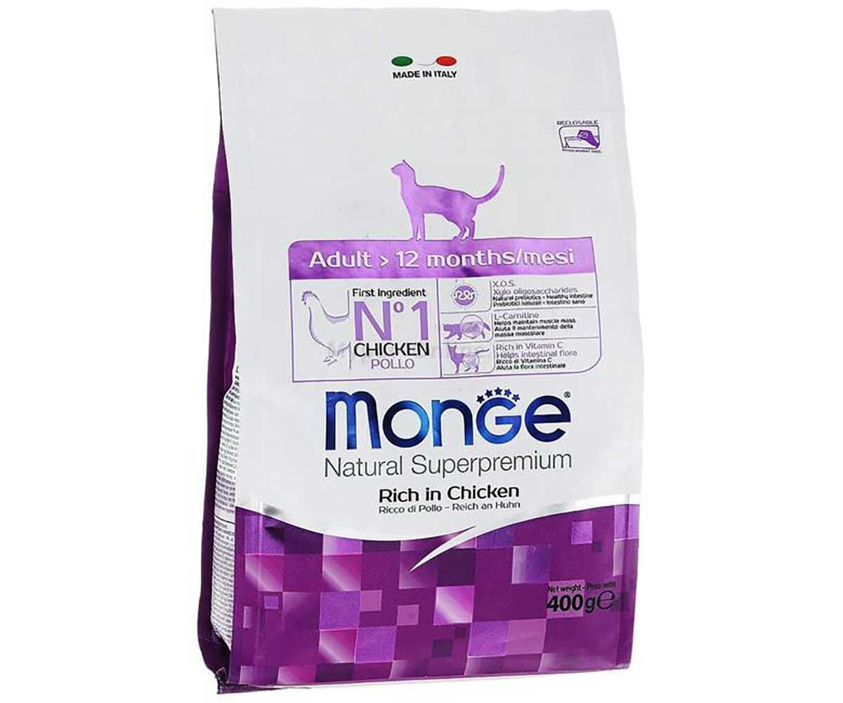Монж Monge Cat  корм для взрослых кошек 400 гр